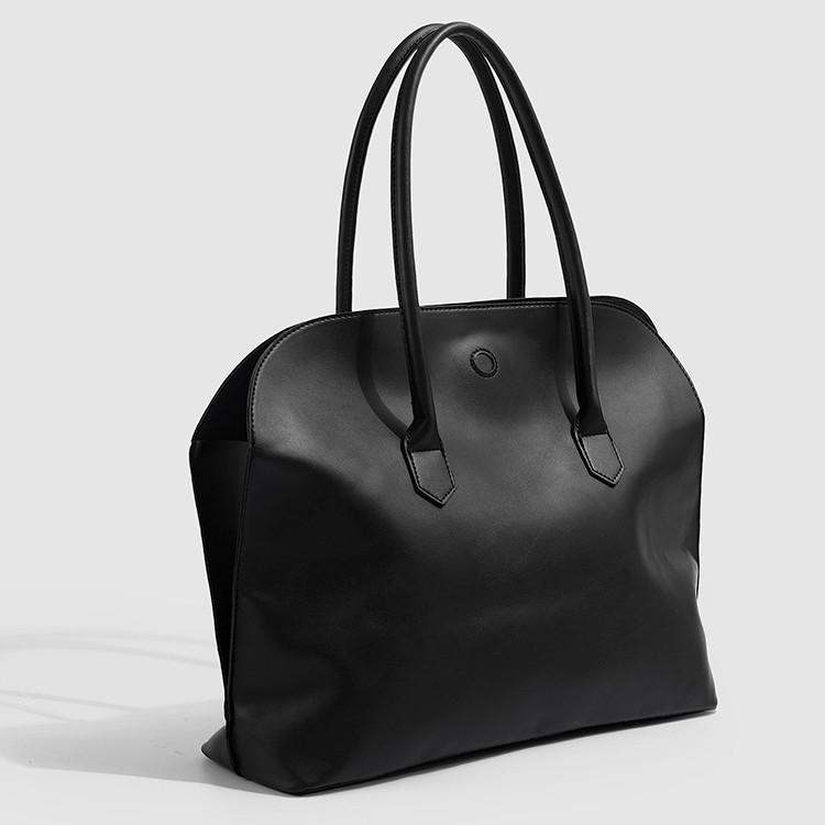 2025 New Commuter Tote High Sense Black Single-Shoulder Bag Large Capacity Fashion Portable Underarm Bag Female Fashion