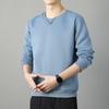 New Loose Men's Padded Warm Casual Sports Lightweight Soft Wrinkle Breathable Cotton Long-sleeved T-shirt