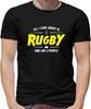 All I Care About Is Rugby Men's Graphic T Shirt