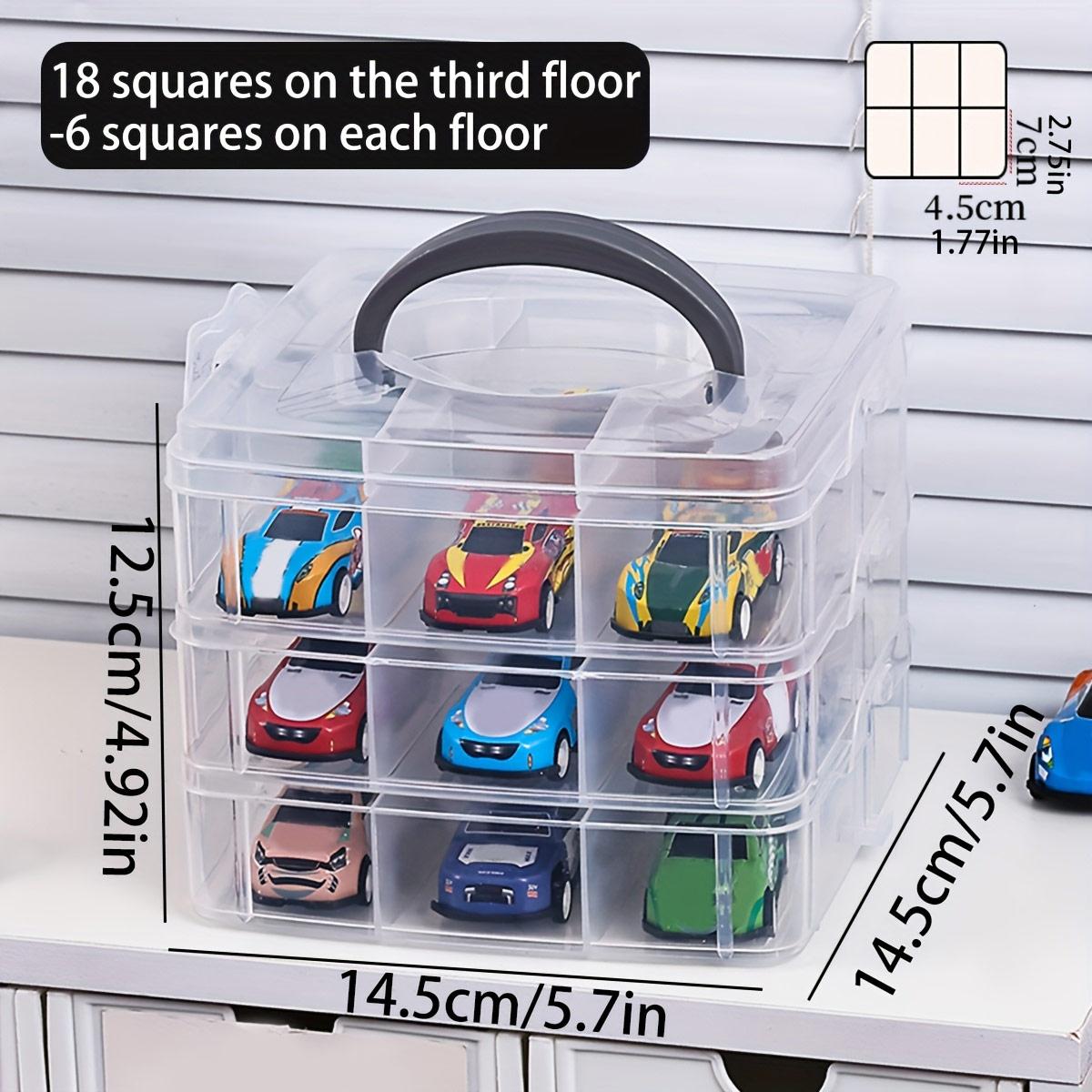 

1pc Transparent and minimalist toy storage box, dustproof and moisture-proof, jewelry, earrings, and portable storage box