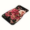 Set of 4 Car Mats Featuring Ethnic Designs with a Vintage Look, Fashionable And to Maintain, Compatible with Different Vehicle Models