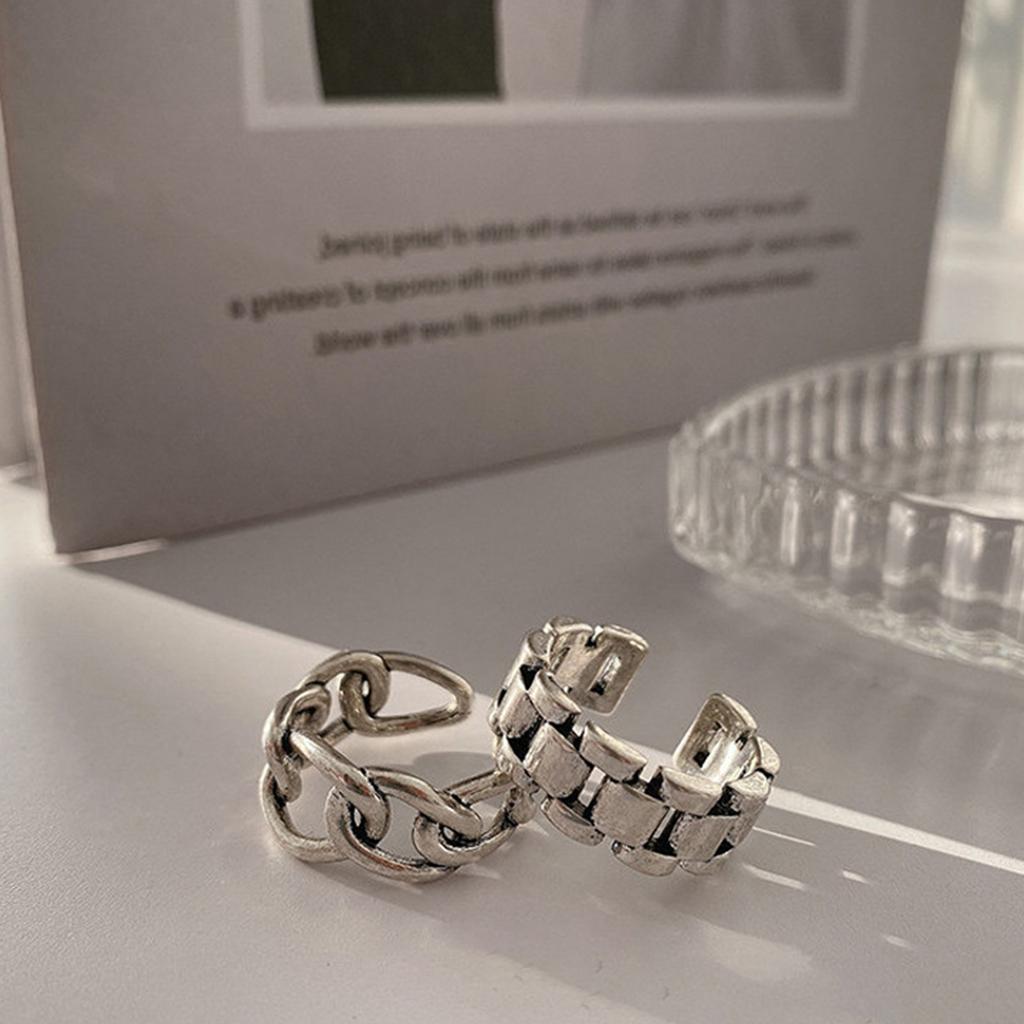 Kupfer Fingerringe Neue Mode Kreativ Kreuz Hohl Kette Geometrisch Party Schmuck Geschenke