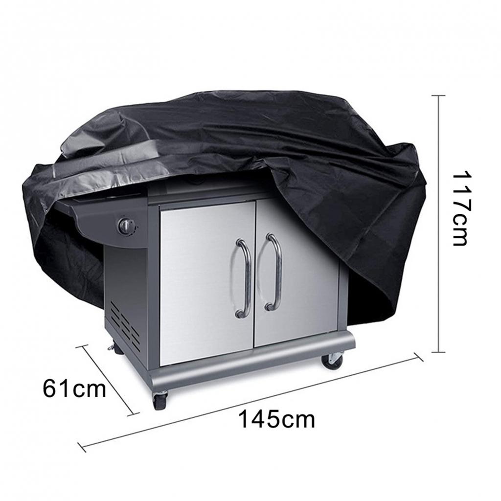 Oxford Cloth Grill Cover UV Resistant for Outdoor Use 190x71x117cm