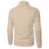 Neuer Herren Stehkragen Casual Hoodie Herren Einfarbig Modischer Herren Pullover Hoodie