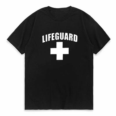 Funny Lifeguard Tshirt Unisex Graphic Print Cotton T Shirt Lifeguarding Unisex Short Sleeve Beach Tops Tees Gift