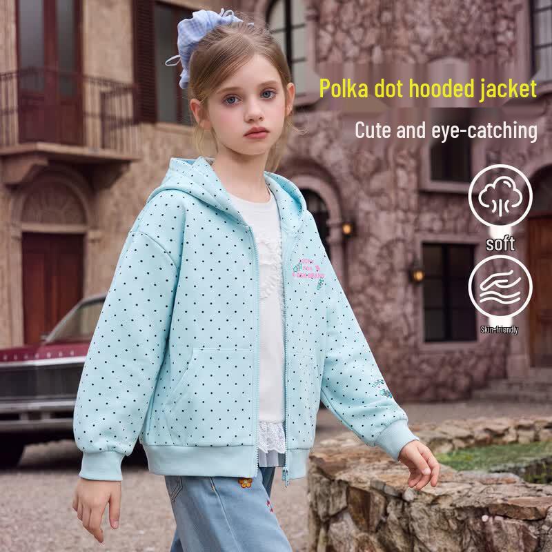 Детская толстовка в горошек ASK JUNIOR 150