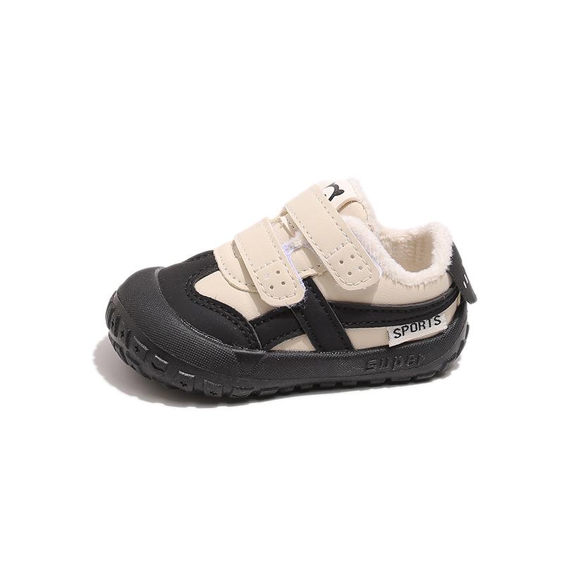New Soft-Soled Sports Shoes for Boys and Girls - Toddler & Infant Fleece-Lined, Anti-Slip, Anti-Kick Cotton Shoes