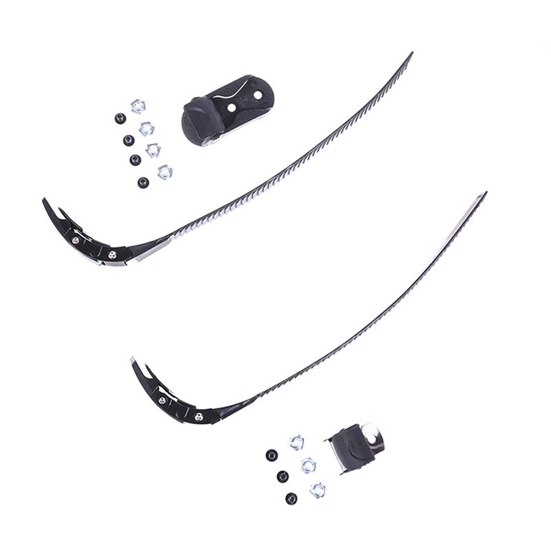 2Sets Pp Inline Roller Skate Strap Buckle With Clamp Screws Nut Accessories