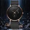 LIGE 2022 Men's and Unisex Simple Waterproof Quartz Watch