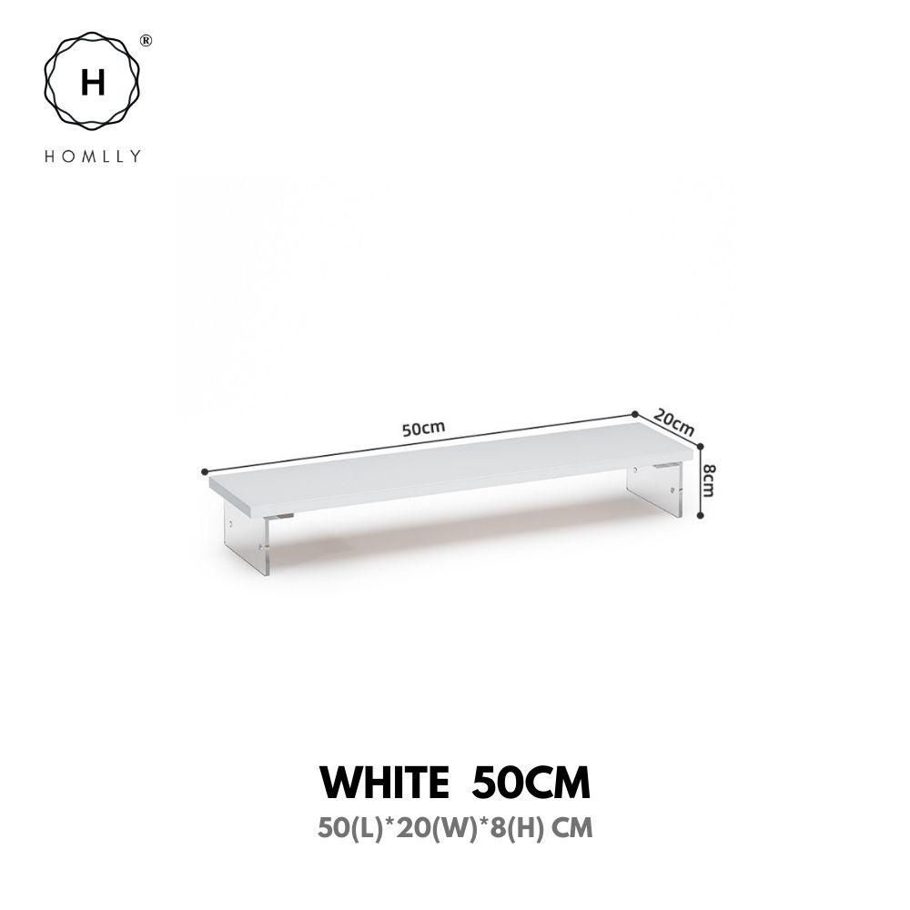 Подвесная подставка-райзер для телевизора, монитора, iMac, принтера Homlly White 50cm