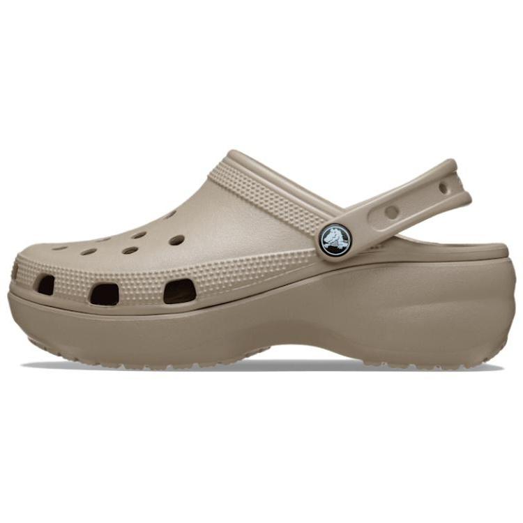 (WMNS) Crocs Classic Plaform Clog  Taupe  Women s 206750-214 EU 38-39