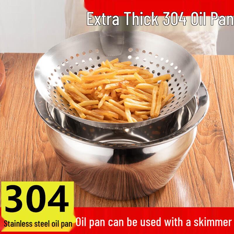 304 Stainless Steel Thickened Deep Pot Set