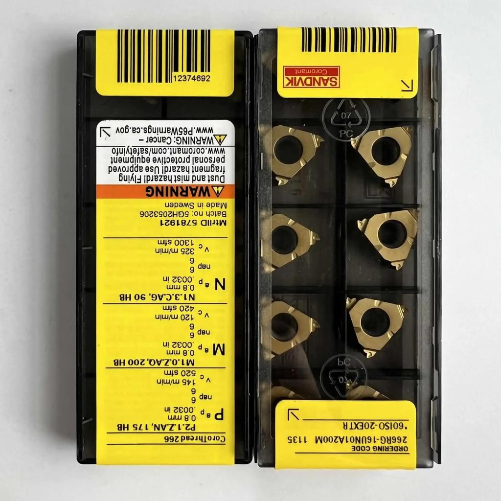 Original Sandvik / 266RG-16UN01A200M 1135 /Carbide CNC Blade 10 PCS