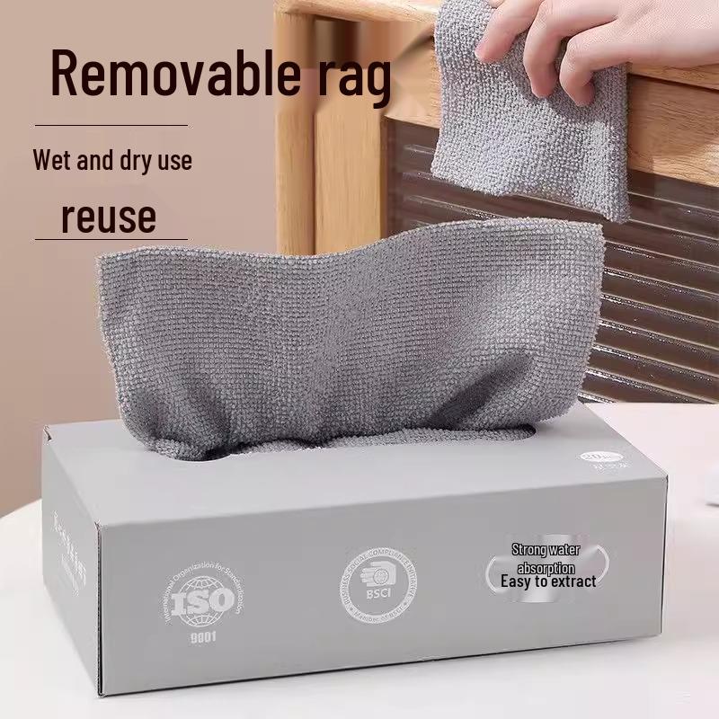 Thickened Disposable Kitchen Rags - Non-Stick Oil Wiping Cloths