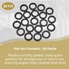 20 PCS 19183 Drain Screw Gasket for Mercury MerCruiser and Johnson Evinrude Lower Unit Gearcase Lube Oil Plug Washer 12-19183 12-2060 18-2945 18-2244