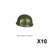 Military Building Block Set Military Supplies Waffen Accessory Soldier Colonel Helmet Gun Rifle M16 Waffen Box Ammunition Brick Toy