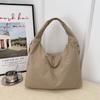 Simple Multi-Pocket Nyl Shoulder Bags for Women Large Capacity Ladies Hobos Tote Bag Solid Color Portable Female Handbags