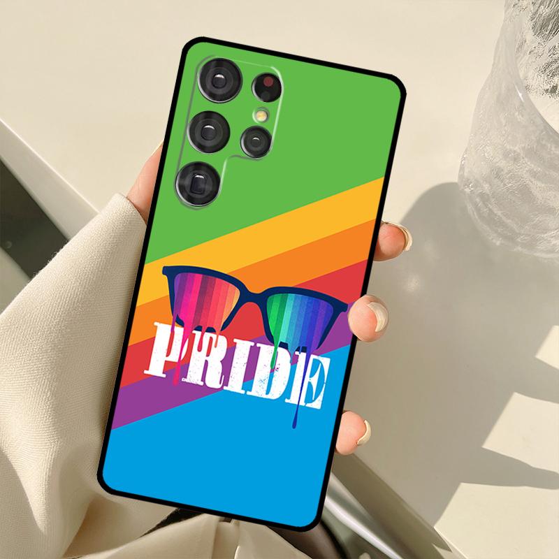 LGBT Pride Love Case For Samsung Galaxy S25 Ultra S21 S22 S23 S24 Ultra S9 S10 Plus S20 FE S25 FE Back Cover