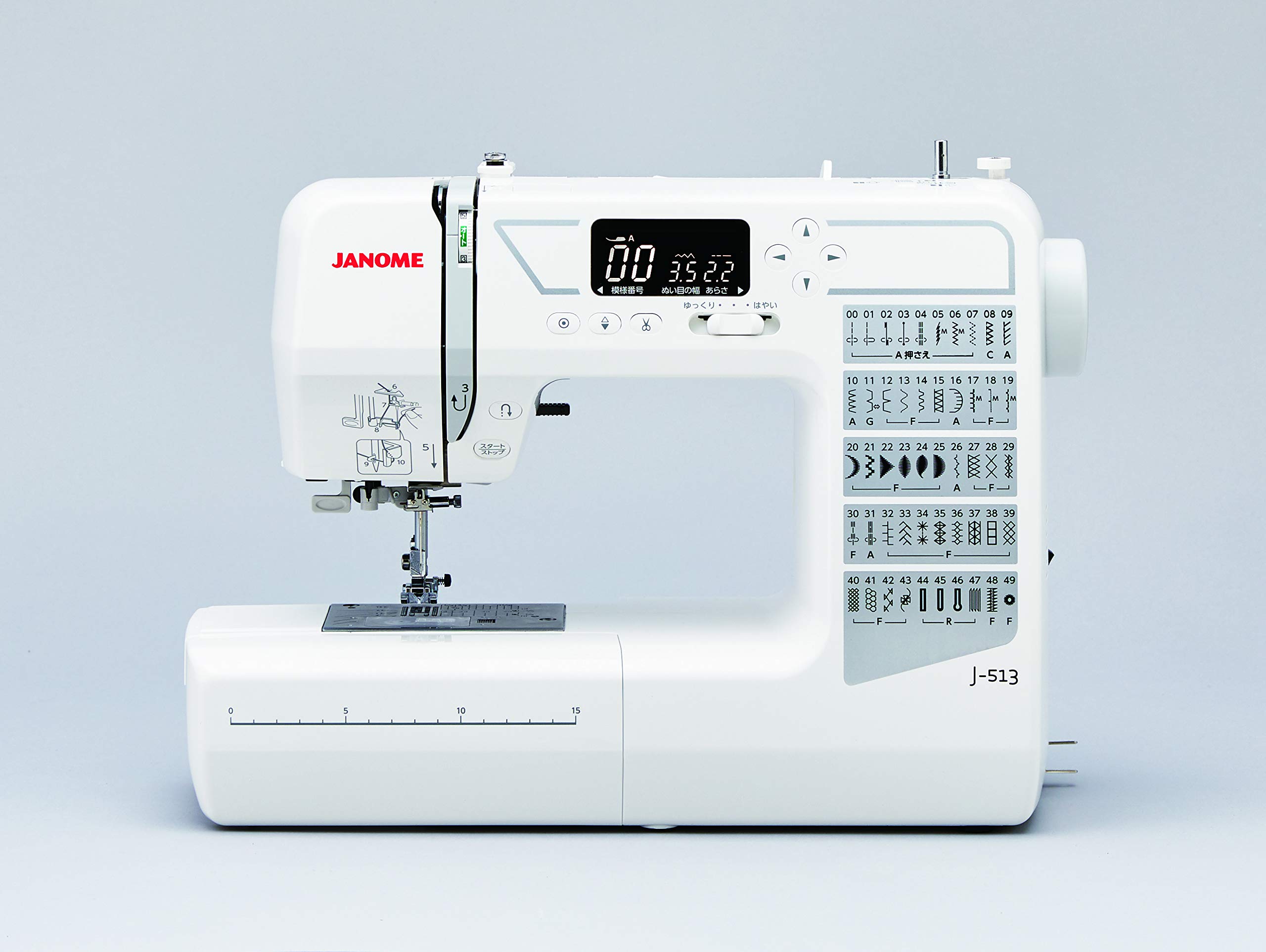

Комп ютерна швейна машина Janome J-513 (під час кампанії) білий