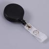 Lanyards Credential Holder Transparent Retractable Badge Reel with Lanyard Nurse Accessories for Work Removable ID Card Holder