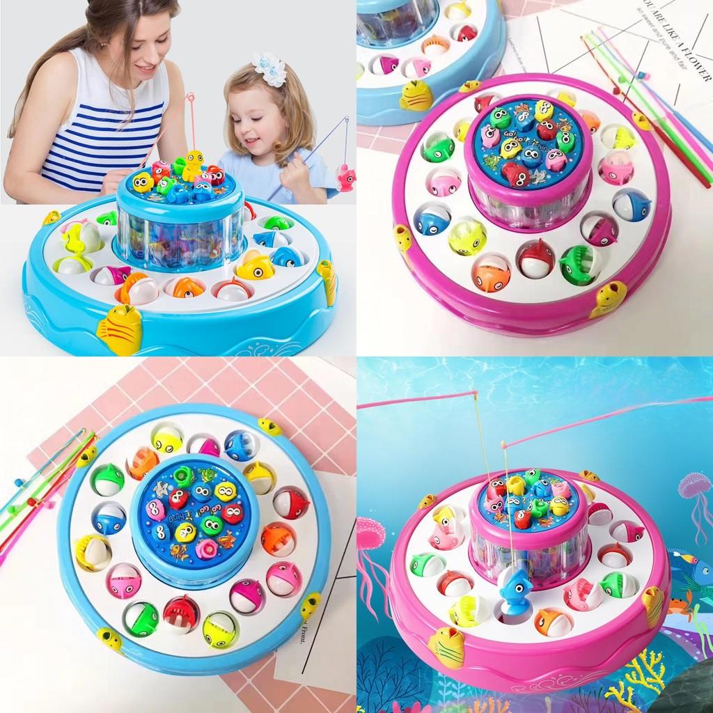 Magnetic Fishing Toy For Kids With Music And Battery Power Educational Toy For Early Learning