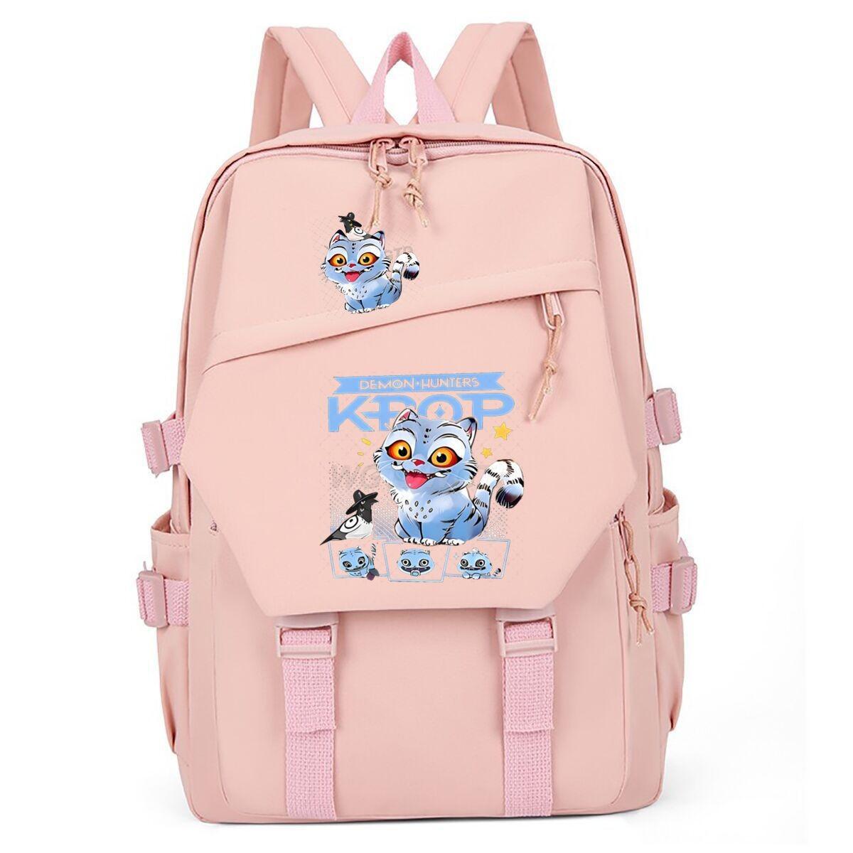 Demon Hunter Movie Peripheral Printing Peripheral Printing Peripheral Backpack Young Student School Bag Male Backpack