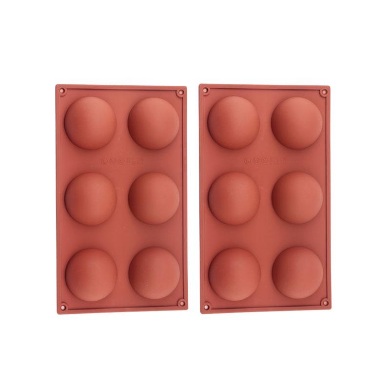 FAIS DU 3D Round Half Sphere Silicone Chocolate Mold Set Candle Mold For Baking Pastry Soap Forms Bakeware Cake Decorating Tools