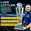 Cible Luke Littler Gen1 Fléchettes Soft Tip 19g Noir