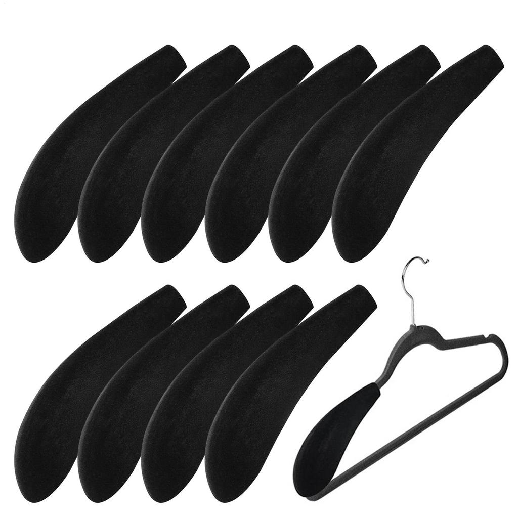 10pcs Hanger Shoulder Shaper Sweater Hanger Shaper Anti-slip Hanger Shoulder Pad For Home Dorm Hotel Closet And Wardrobe