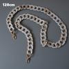 New Fashion Woman Bag Accessory Detachable Parts Replacement Chain Beige Resin Luxury Strap Women Acrylic Shoulder Handle Chain