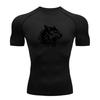 Men's Breathable Compression Workout T-Shirt, Aggressive Roa
