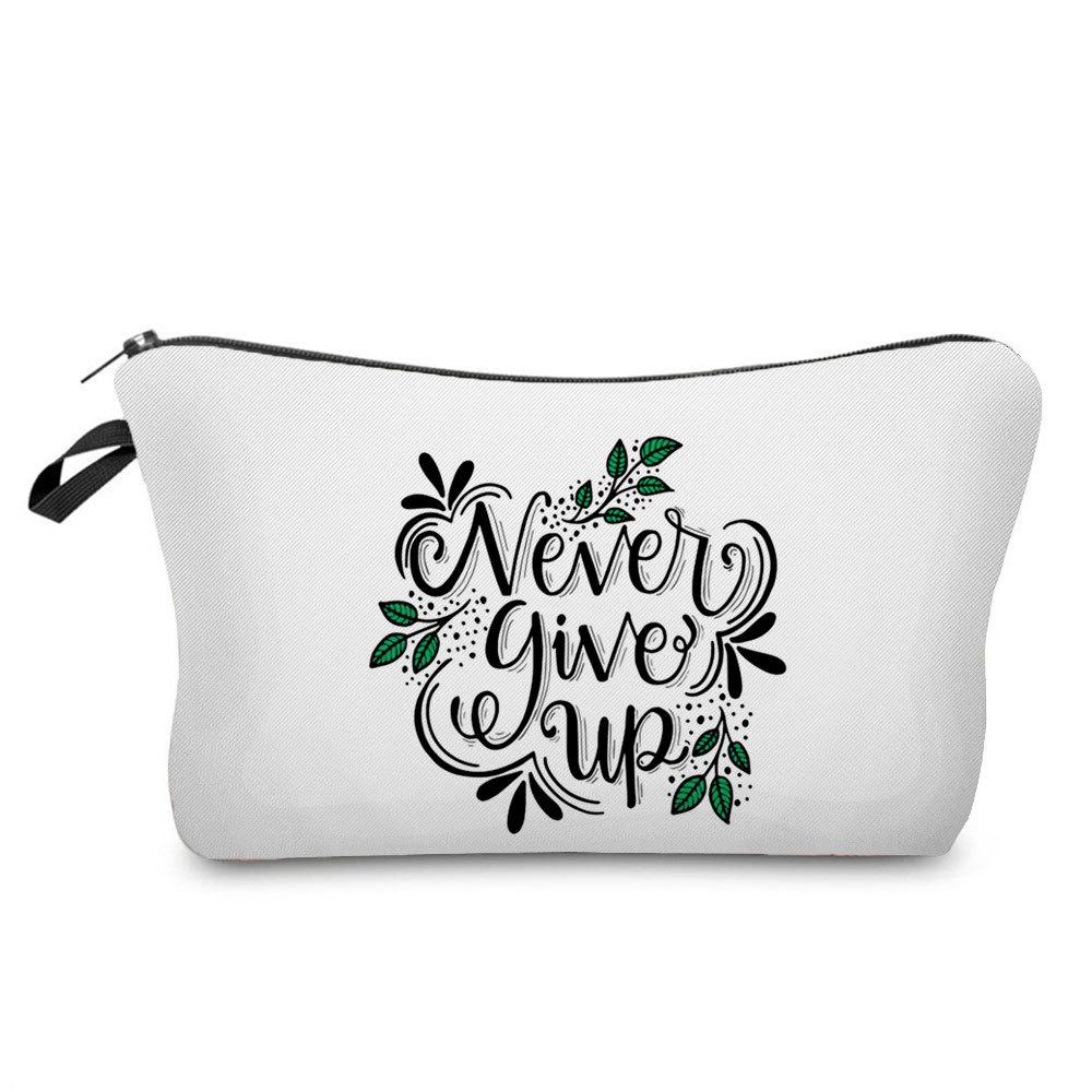 Women Flower Print Cosmetic Bag Toiletries Organize Travel Storage Case 6778
