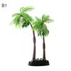 Plastic Simulation Water Plants Small Coconut Tree Fish Tank Aquariums Landscape