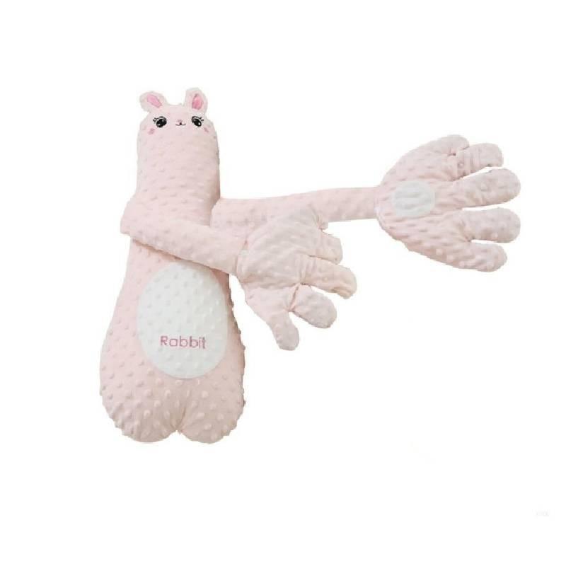 Cartoon Giraffe Bunny Baby Plush Pillow Interactive Touch With Music Appease