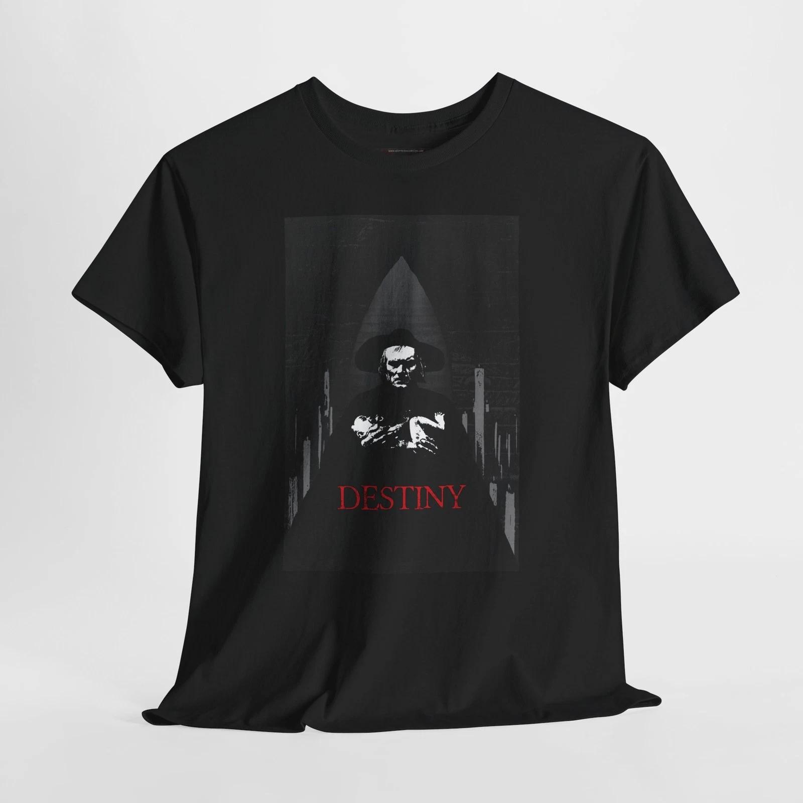 Destiny 1921 Retro Movie Poster Horror Unisex Graphic T-Shirt 4XL