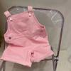 Girls' Overalls Summer Cotton Cute Casual Fashion Overalls