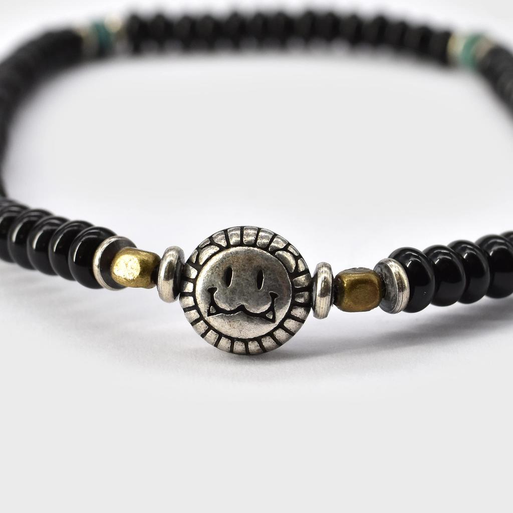 LION HEART Bracelet SunKu Collaboration Bead Bracelet TYPE C Onyx Men's