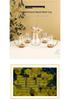 Chrysanthemum Enamel Glass Tea Cup - Lead-Free Crystal Coffee Cup Gift