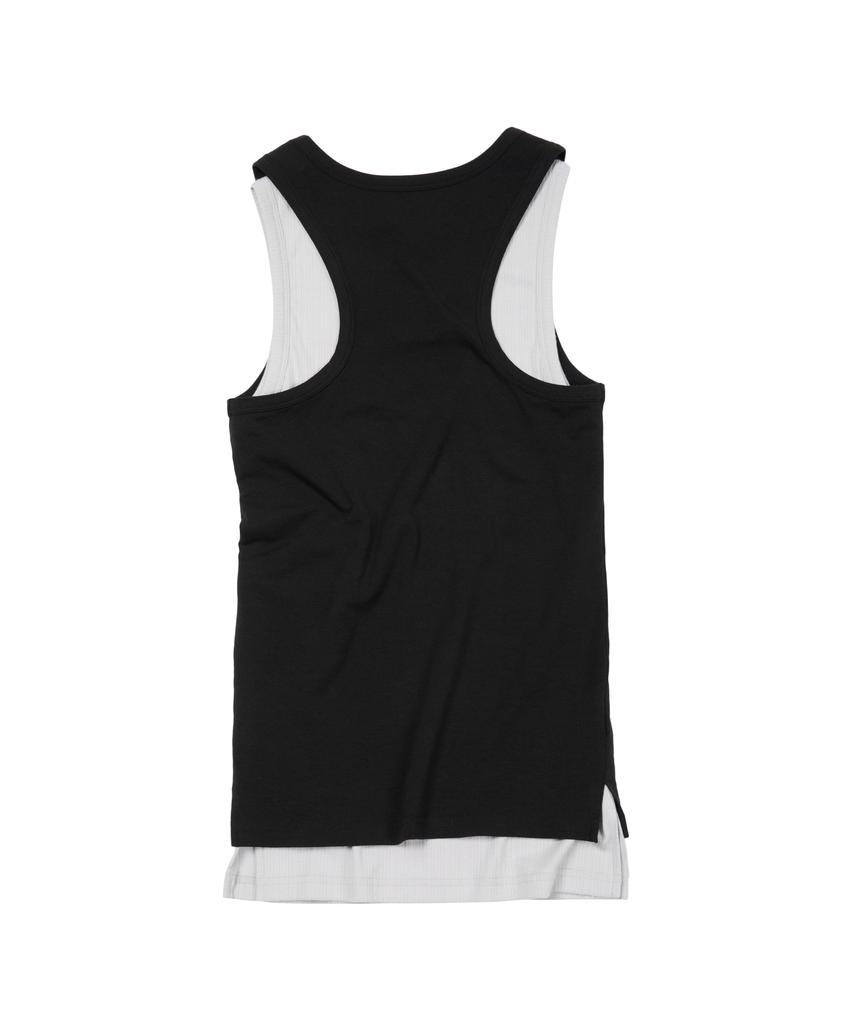 AAKAM 2-Piece Layered Sleeveless (Black)
