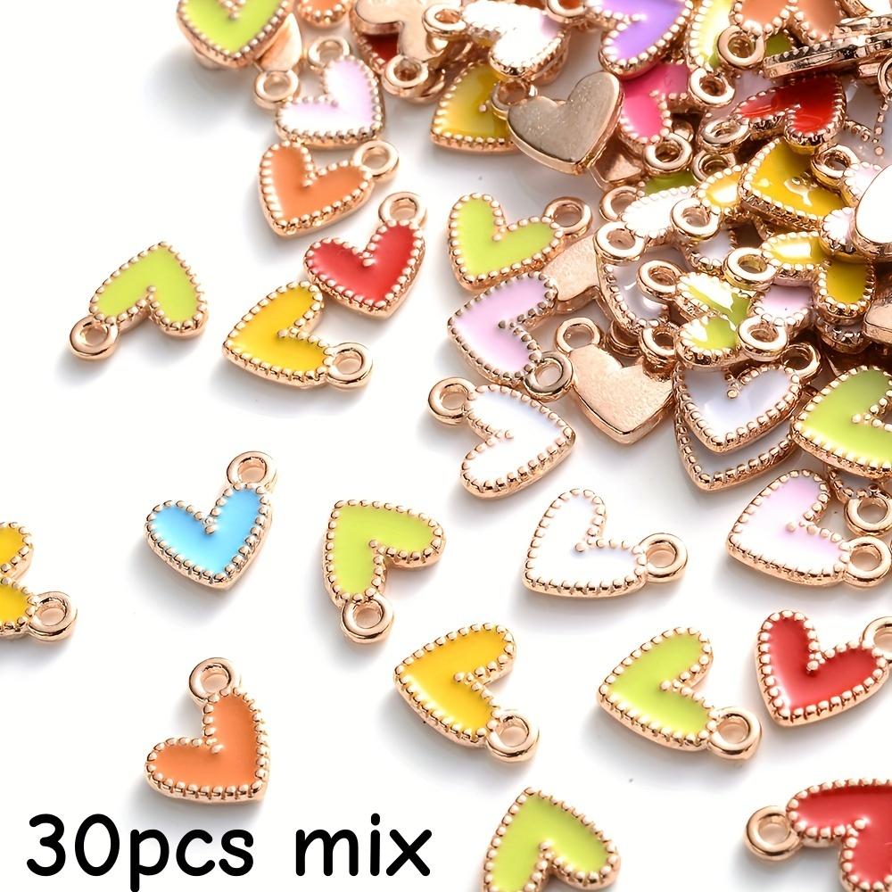 

30 Cute Love Enamel Pendants Romantic Jewelry Making Earrings, Bracelets, Necklace Accessories Diy Discovers Valentine s Day 30pcs
