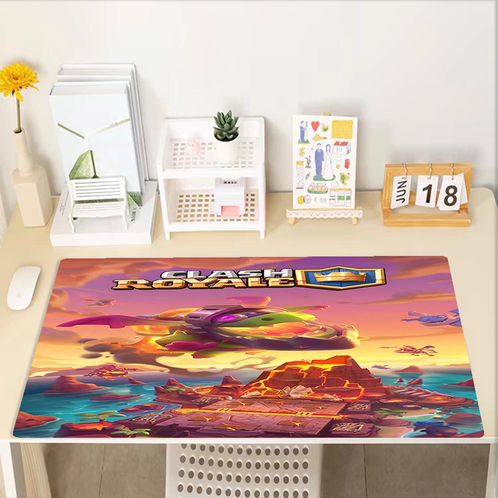 Clash Royale Theme Mouse Pad, Non Slip Rubber Base, Multifunctional Office & Home Decor, Perfect for Workspace Personalization.
