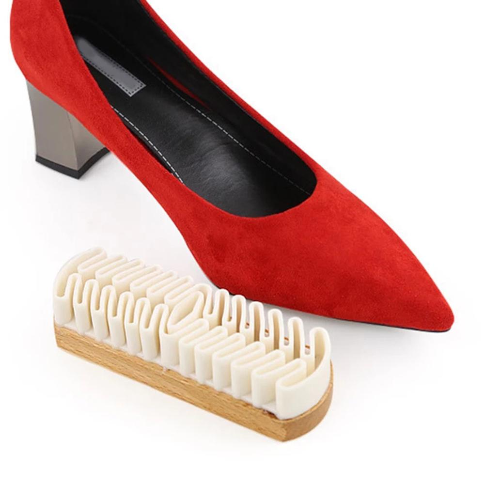 1PC Cleaning Scrubber Brush For Suede Nubuck Material Shoes Boots Scrubber Cleaner Leather Clothing Care Cleaning Brush
