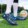 Children's Football Shoes Velcro Broken Nails Medium and Large Children's Men's and Women's Long Nails Lightweight Shock Absorption Grass Training 