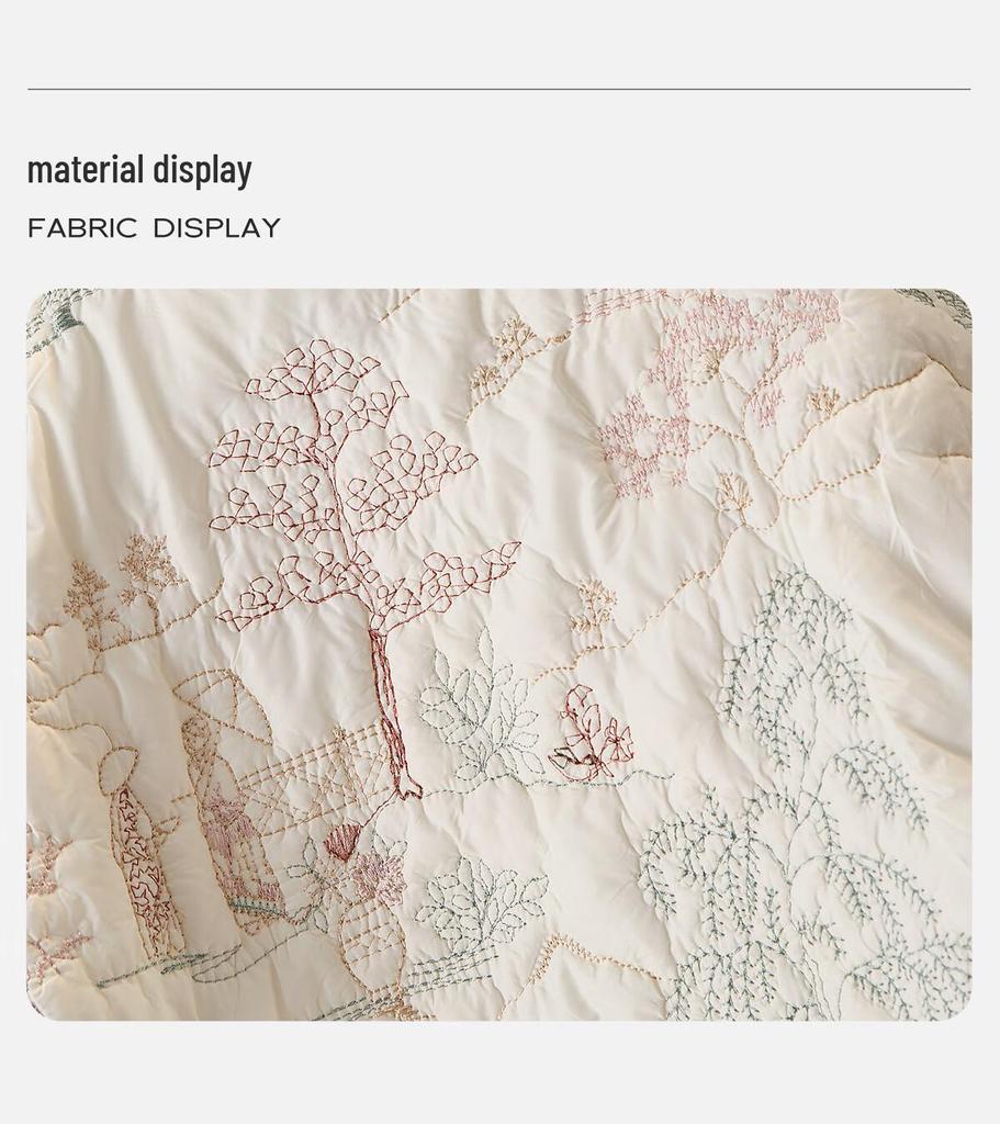 Cypress Damen Bestickter Gepolsterter Mantel im Neuen Chinesischen Stil