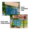 Bar Chimes 8 Tone Hand Bells with Knock Stick Birch Wood Solid Aluminum Tube Windchime Chimes Bells