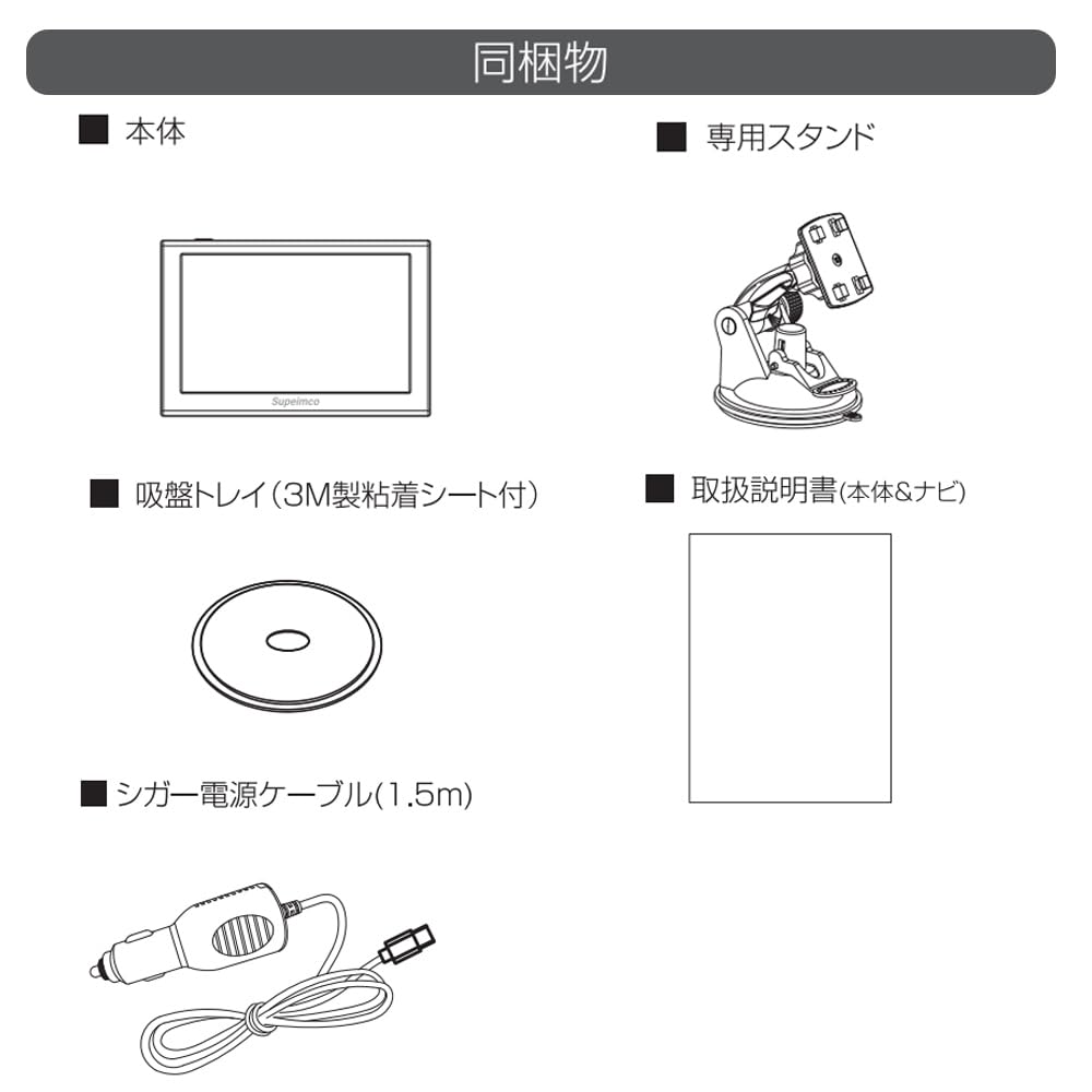 2024 Autumn Version Japan Latest Map 5 Inch Portable Car Navigation System, 8G/256M OpenStreetMap