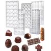 3D Polycarbonate Chocolate Molds Sphere Diamond Chocolate Bombs Bonbons Candy Bar Professional Confectionery Baking Pastry Tools