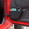 Car Front Rear Door Mesh Pockets Storage Box Organizer Container For Jeep Wrangler JK 2011-2017 Interior Accessories