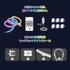 2m Neon LED Strip Lights, Multiple Colors Simultaneously Illuminated, RGB-IC, Smartphone CompatibleRemote Control Included, Sound Reactive, USB