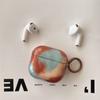 Niche Blue Orange Smudge AirPods 1 Generation Earphone Protective Cover for AirPods 1 Generation Charging Compartment Pro1 Generation